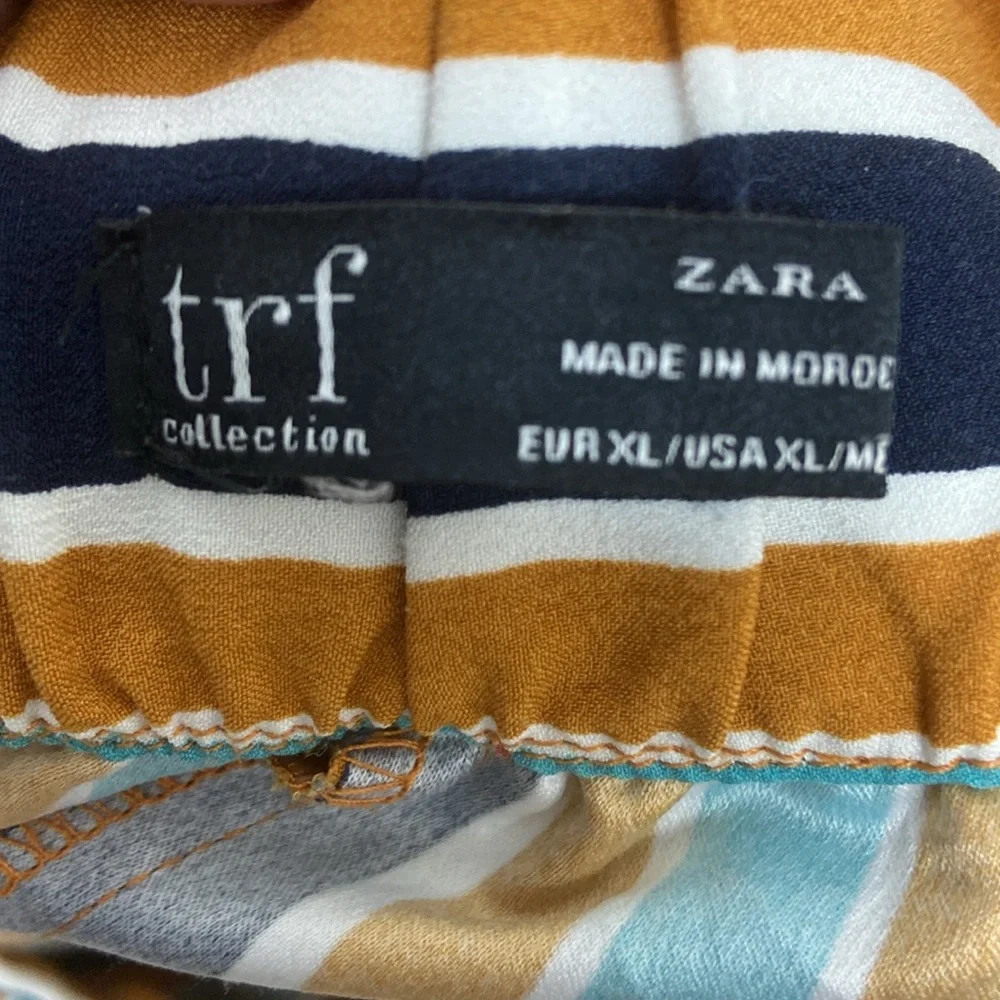 Zara Multicolor Striped Pants - Picture 3 of 5